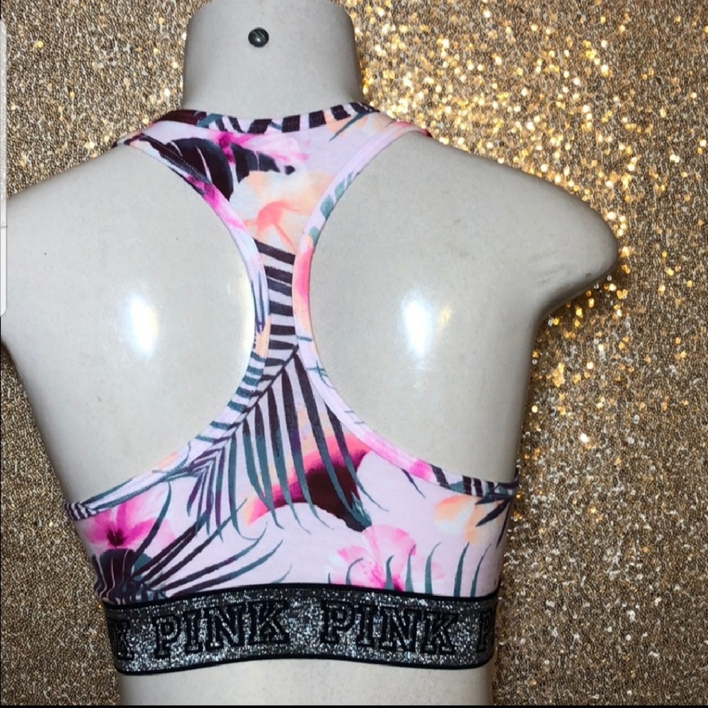 Sale 💜 Victoria Secret Tropical Sports Bra NWOT - Picture 3 of 3
